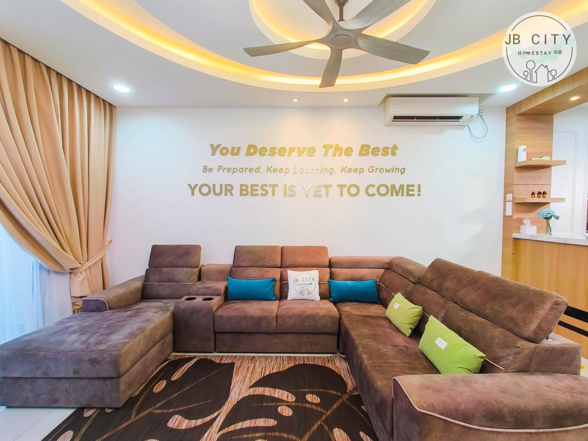 Pangsapuri Meridian @ JB City Homestay Nusajaya  Ruang foto