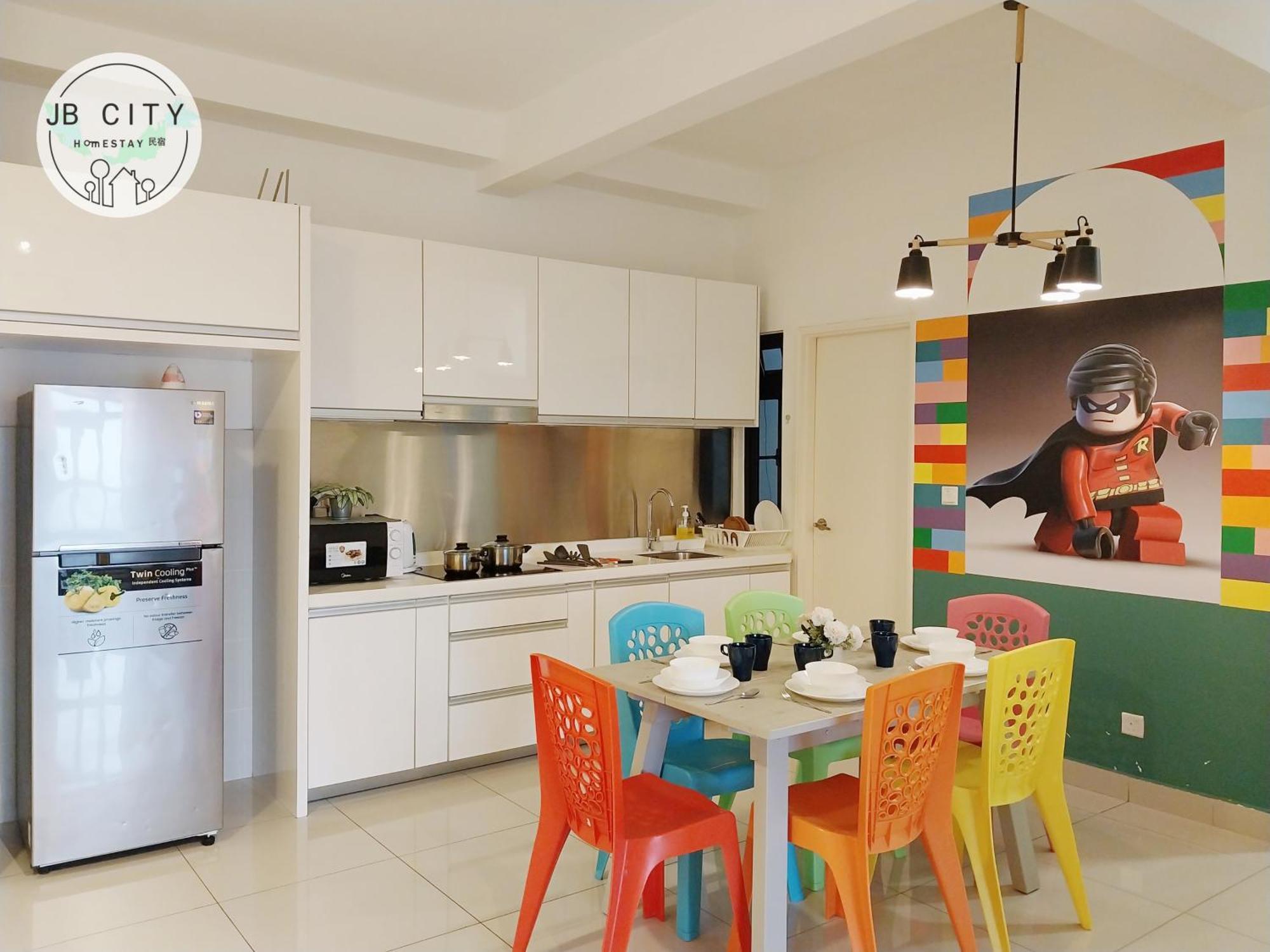Pangsapuri Meridian @ JB City Homestay Nusajaya  Ruang foto