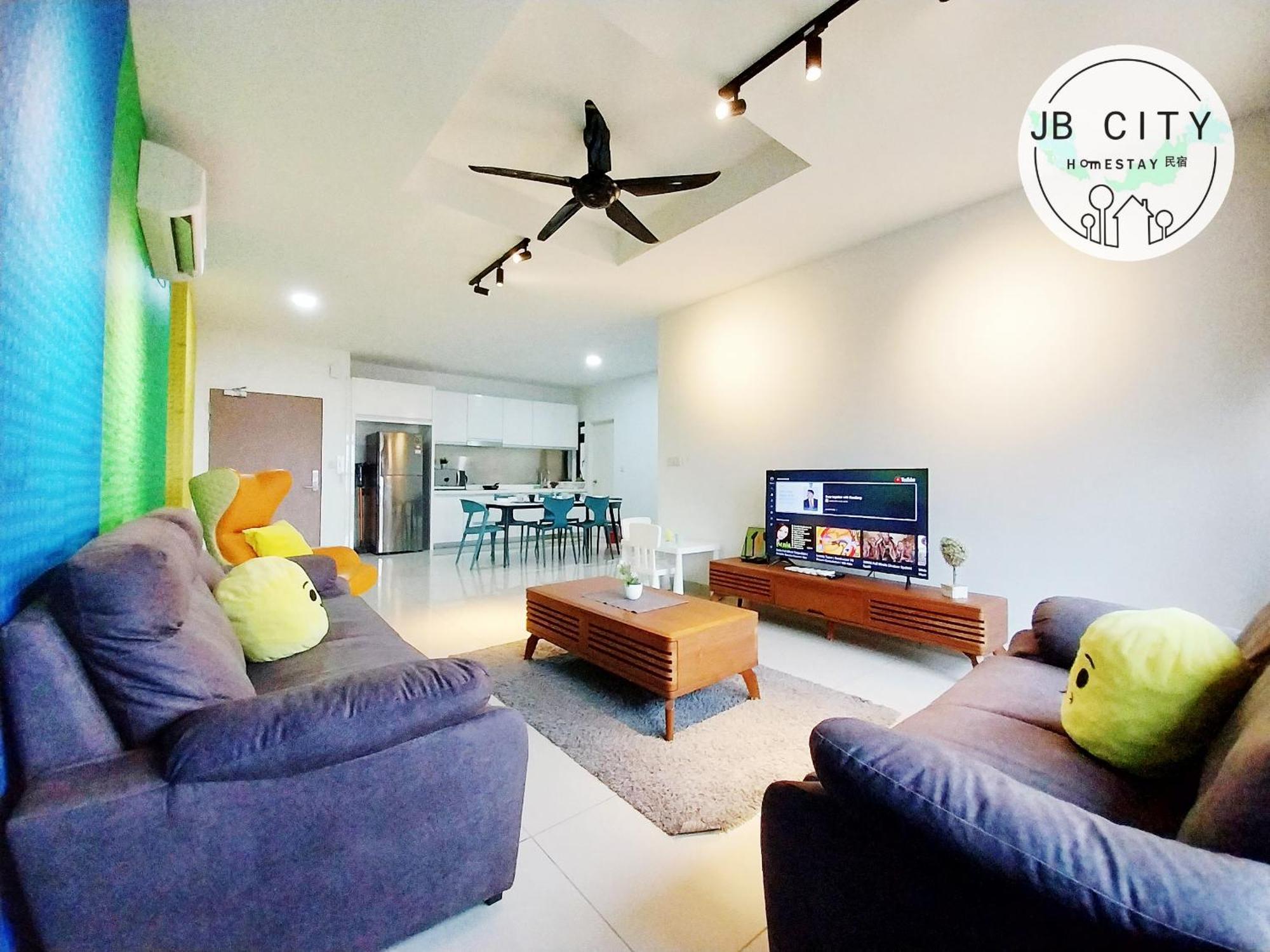 Pangsapuri Meridian @ JB City Homestay Nusajaya  Ruang foto